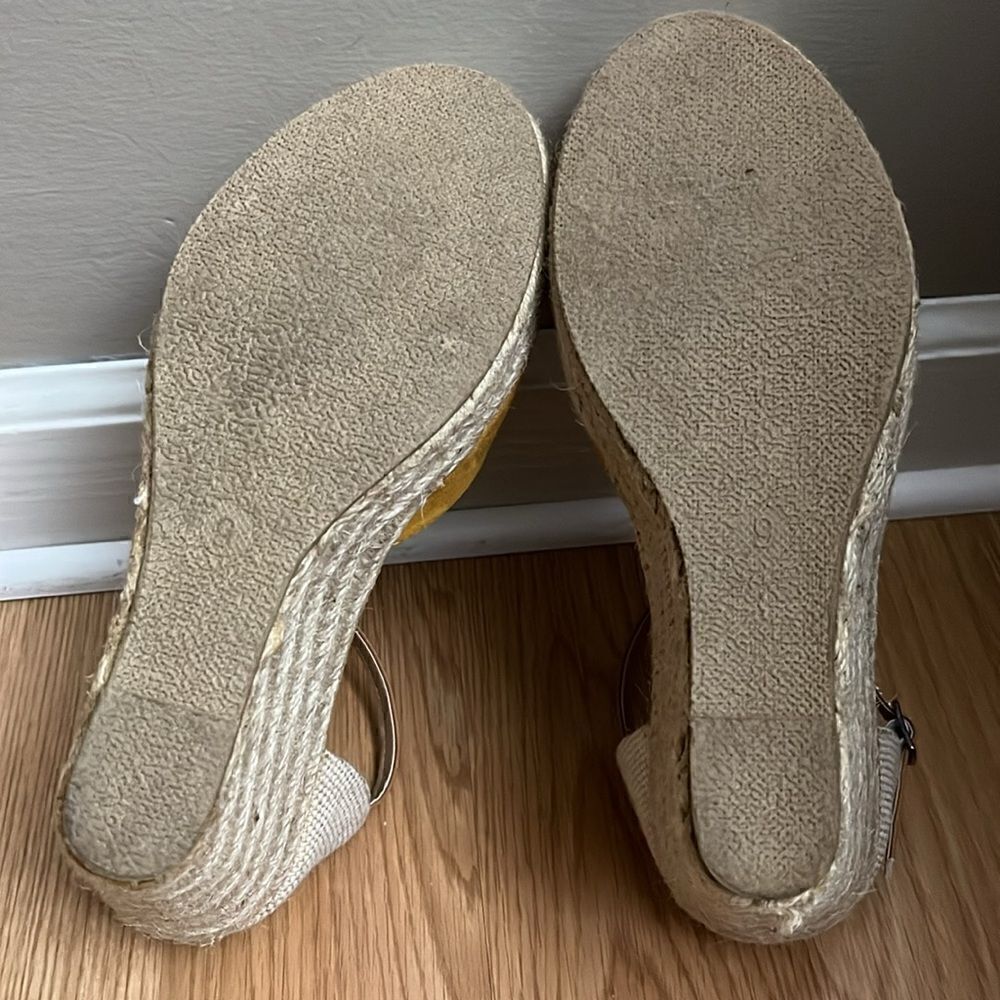 MADE IN SPAIN WOMEN’S SIZE 9 SUEDE CLOSED TOE ESPADRILLE SANDALS - Picture 7 of 7
